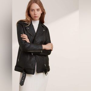 Like new Mackage Selene oversize biker leather jacket size XS